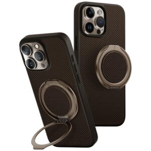 Dėklas UNIQ Keva Air Apple iPhone 16 Pro Max Magclick Charging GripFit rudos spalvos