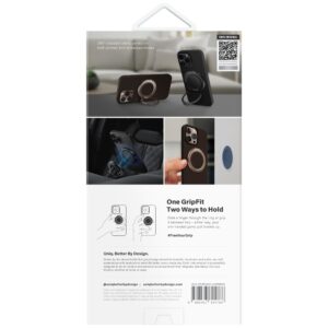 Dėklas UNIQ Keva Air Apple iPhone 16 Pro Max Magclick Charging GripFit rudos spalvos - Image 6