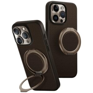 Dėklas UNIQ Keva Air Apple iPhone 16 Pro Magclick Charging GripFit rudos spalvos