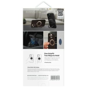 Dėklas UNIQ Keva Air Apple iPhone 16 Pro Magclick Charging GripFit rudos spalvos - Image 7