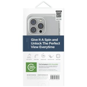 Dėklas UNIQ Swivix Apple iPhone 16 Pro Max 360 Rotating Kickstand skaidrus - Image 5