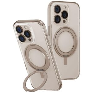 Dėklas UNIQ Swivix Apple iPhone 16 Pro 360 Rotating Kickstand gold