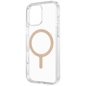 Dėklas UNIQ Clario Apple iPhone 16 Pro Max Magclick Charging skaidrus/gold - Image 2
