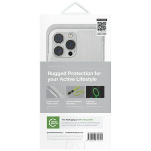 Dėklas UNIQ Combat Active Apple iPhone 16 Pro Max Magclick Charging lume baltos spalvos - Image 6