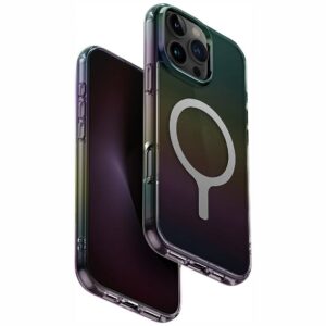 Dėklas UNIQ Iridescia Apple iPhone 16 Pro Max Magclick Charging midnight