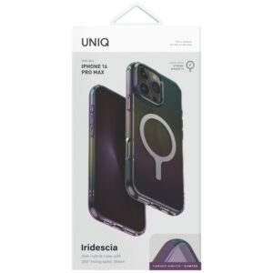 Dėklas UNIQ Iridescia Apple iPhone 16 Pro Max Magclick Charging midnight - Image 4