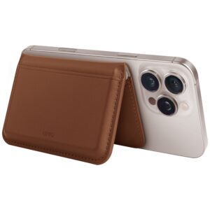 Magnetic RFID wallet UNIQ Lyden DS stand phone caramel - Image 3