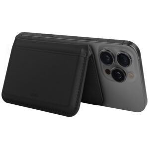 Magnetic RFID wallet UNIQ Lyden DS stand phone juodos spalvos - Image 3