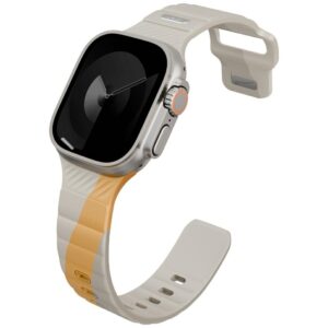 apyrankė UNIQ Stride De Rubber for Apple Watch 49/46/45/44mm beige