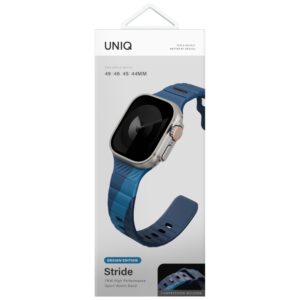 apyrankė UNIQ Stride De Rubber for Apple Watch 49/46/45/44mm storm - Image 4