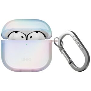 Dėklas UNIQ Iridescia skirtas AirPods 4 Hang Dėklas holo quartz - Image 1