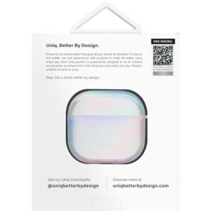 Dėklas UNIQ Iridescia skirtas AirPods 4 Hang Dėklas holo quartz - Image 5
