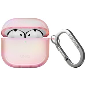 Dėklas UNIQ Iridescia skirtas AirPods 4 Hang Dėklas rožinės spalvos prism - Image 1
