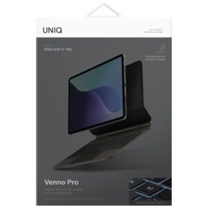 Dėklas UNIQ Venno Pro Magnetic Smart su klaviatūra skirtas Apple iPad Air 11" (2024/25) | Air 10.9" (2022/20) bl - Image 7