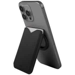 Magnetic wallet UNIQ Lyden Evo stand phone juodos spalvos - Image 2