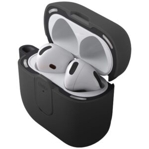 Dėklas UNIQ Clyde skirtas AirPods 4 Lock Dėklas juodos spalvos - Image 2