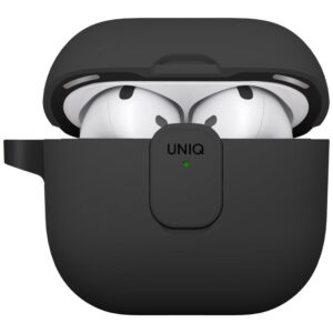 Dėklas UNIQ Clyde skirtas AirPods 4 Lock Dėklas juodos spalvos - Image 3