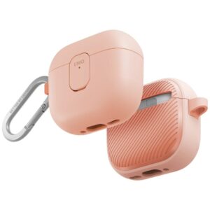 Dėklas UNIQ Clyde skirtas AirPods 4 Lock Dėklas rožinės spalvos - Image 1