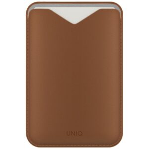 Magnetic wallet UNIQ Lyden Evo stand phone caramel