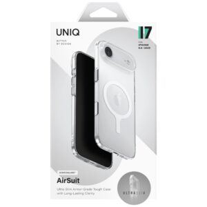 UNIQ Airsuit Dėklas Apple iPhone Air Magclick Charging skaidrus - Image 7