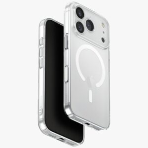 UNIQ Airsuit Dėklas Apple iPhone 17 Pro Magclick Charging skaidrus