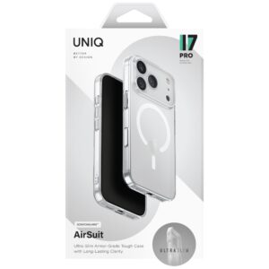 UNIQ Airsuit Dėklas Apple iPhone 17 Pro Magclick Charging skaidrus - Image 6