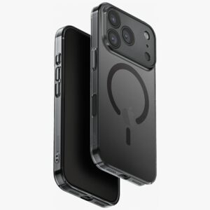 UNIQ Airsuit Dėklas Apple iPhone 17 Pro Magclick Charging juodos spalvos