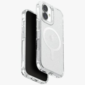 UNIQ LifePro Xtreme Dėklas Apple iPhone 17 Magclick Charging skaidrus/Glitter