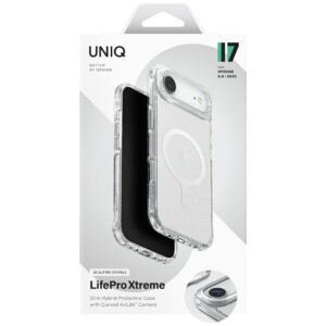 UNIQ LifePro Xtreme Dėklas Apple iPhone Air Magclick Charging skaidrus/Glitter - Image 6
