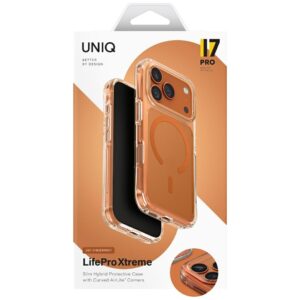 UNIQ LifePro Xtreme Dėklas Apple iPhone 17 Pro Magclick Charging Orange - Image 6