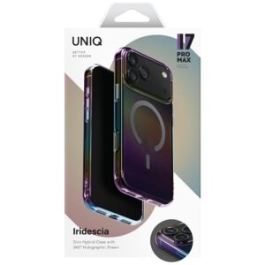 UNIQ Iridescia dėklas skirtas iPhone 17 Pro Max Magclick Charging midnight quartz - Image 6
