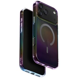 UNIQ Iridescia dėklas skirtas iPhone 17 Pro Max Magclick Charging midnight quartz