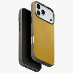 UNIQ Lyden DS Dėklas Apple iPhone 17 Pro Max Magclick Charging Yellow/Gray