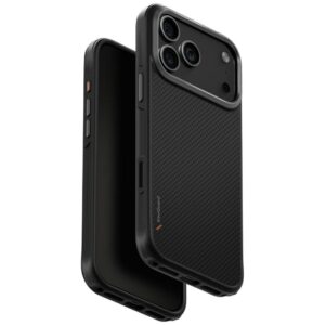 UNIQ Keva Dėklas Apple iPhone 17 Pro Max Magclick Charging juodos spalvos