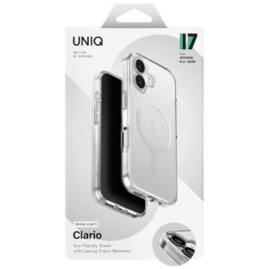 UNIQ Clario Dėklas iPhone 17 Magclick Charging skaidrus - Image 6