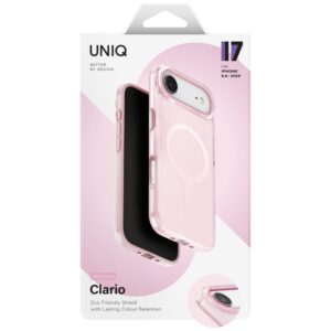 UNIQ Clario Dėklas Apple iPhone Air Magclick Charging rožinės spalvos - Image 6