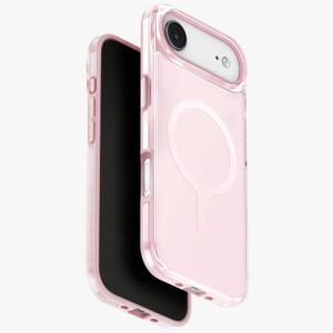 UNIQ Clario Dėklas Apple iPhone Air Magclick Charging rožinės spalvos