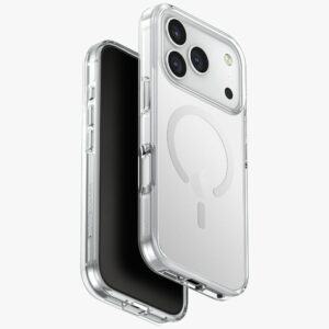 UNIQ Clario Dėklas Apple iPhone 17 Pro Magclick Charging skaidrus