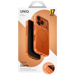 UNIQ Clario Dėklas Apple iPhone 17 Pro Magclick Charging Orange - Image 5