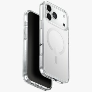 UNIQ Clario Dėklas Apple iPhone 17 Pro Max Magclick Charging skaidrus