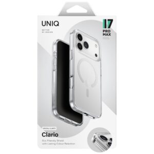 UNIQ Clario Dėklas Apple iPhone 17 Pro Max Magclick Charging skaidrus - Image 6