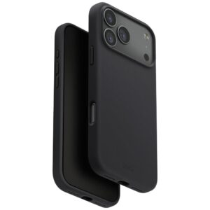 UNIQ Lino Dėklas iPhone 17 Pro Max Magclick Įkrovimas Pilkas