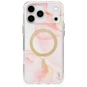 UNIQ Coehl Aeris Dėklas Apple iPhone 17 Pro Max Magnetic Charging rožinės spalvos