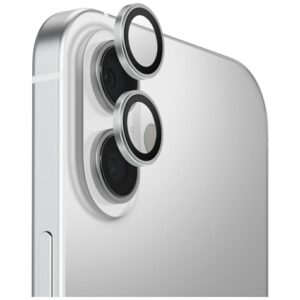 UNIQ Optix Aluminum Camera Lens Protector skirta Apple iPhone 17 with Applicator Silver