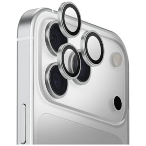 UNIQ Optix Aluminum Camera Lens Protector skirta Apple iPhone 17 Pro / Apple iPhone 17 Pro Max with Applicator Silv