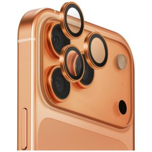 UNIQ Optix Aluminum Camera Lens Protector skirta Apple iPhone 17 Pro / Apple iPhone 17 Pro Max with Applicator Ambe
