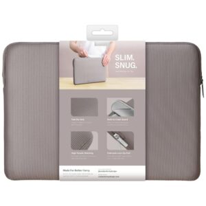 Laptop Sleeve UNIQ Cyprus Ridge Edition 16" waterproof neoprene pilkos spalvos - Image 8