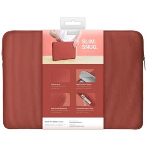 Laptop Sleeve UNIQ Cyprus Ridge Edition 14" waterproof neoprene red - Image 7