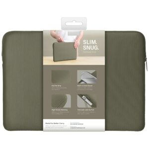 Laptop Sleeve UNIQ Cyprus Ridge Edition 14" waterproof neoprene green - Image 7