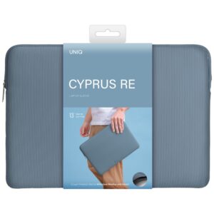 Laptop Sleeve UNIQ Cyprus Ridge Edition 14" waterproof neoprene blue - Image 6